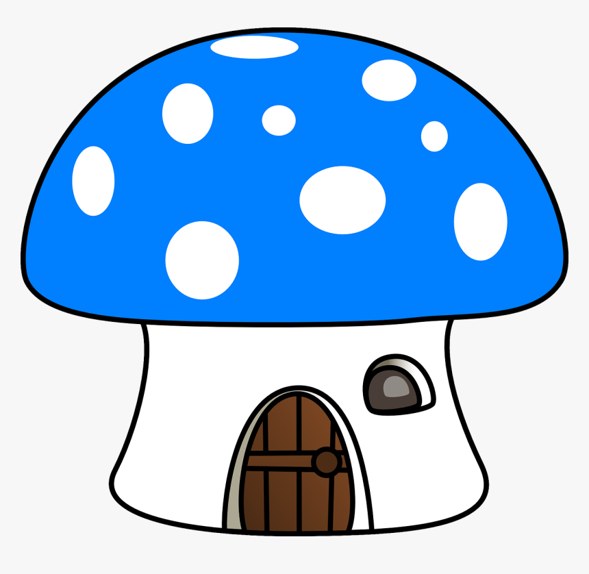 Drawing Of Mushroom House, HD Png Download, Free Download