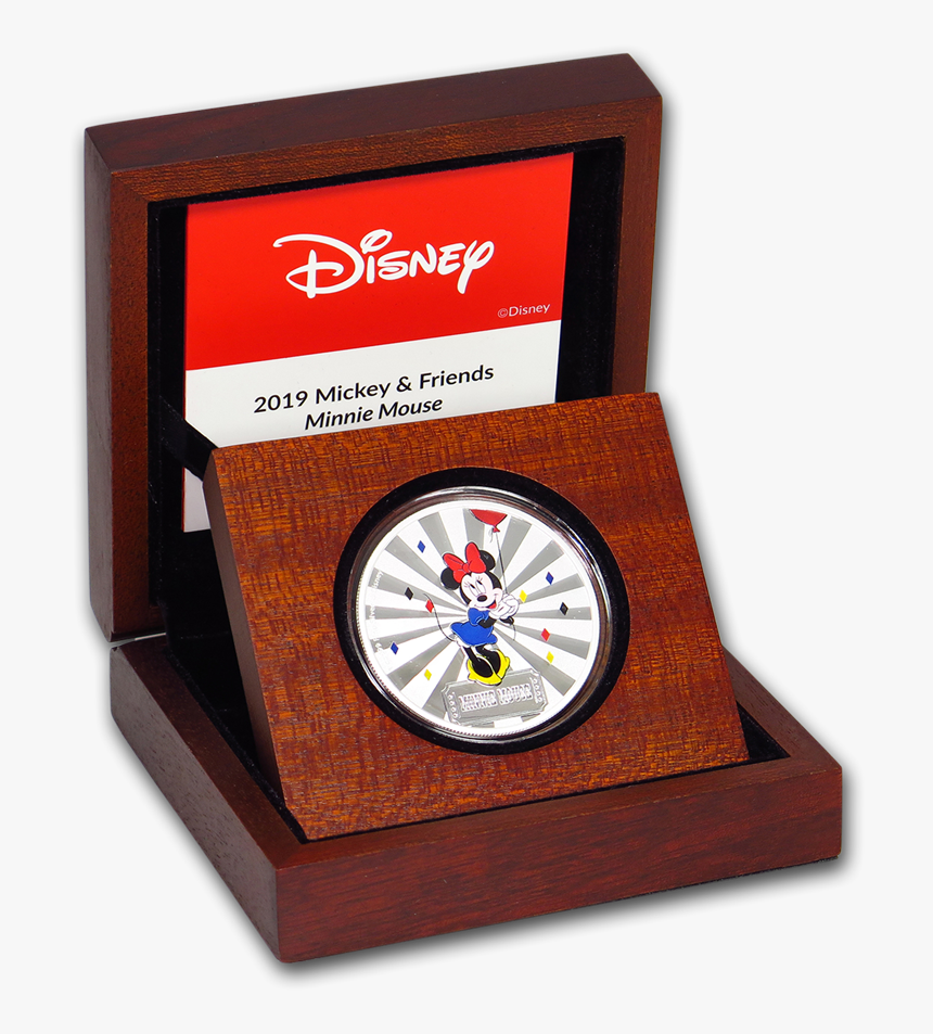 2019 1 Oz Silver Proof Coin Mickey Mouse - Quartz Clock, HD Png Download, Free Download