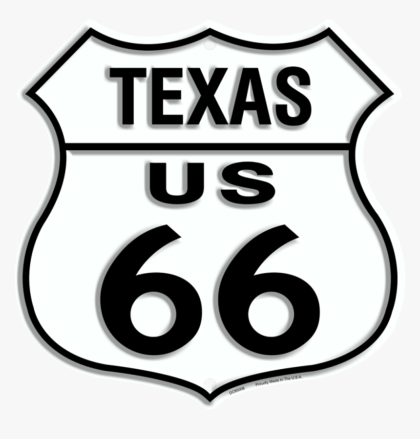 Texas Route - Route 66 Texas Png, Transparent Png - kindpng