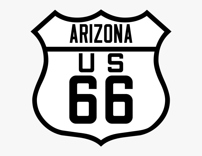 Us 66 - Route 66 Az Sign, HD Png Download, Free Download
