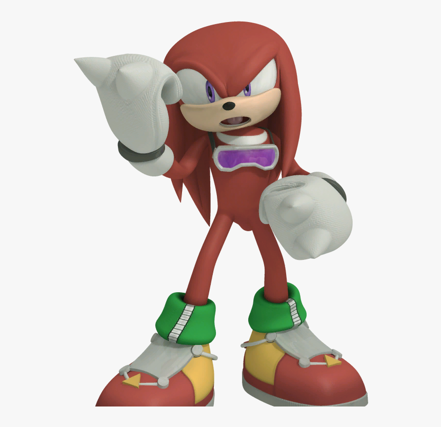 Sonic Knuckles 4png - Sonic Free Riders Knuckles, Transparent Png, Free Download