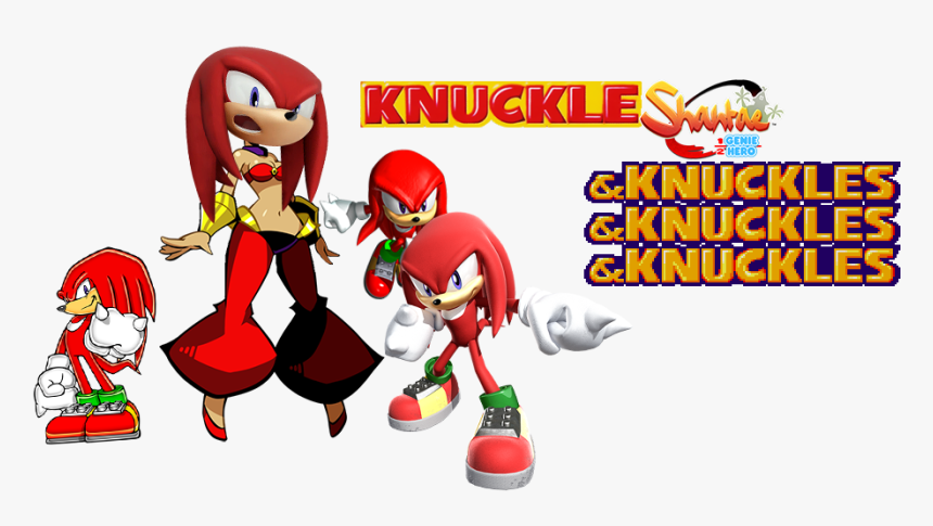 Transparent Shantae Half Genie Hero Png - Knuckles The Echidna, Png Download, Free Download