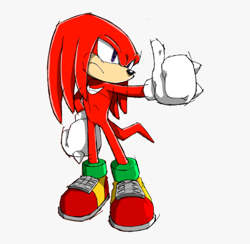 Knuckles The Echidna - Fanart Knuckles The Echidna Cute, HD Png Download, Free Download
