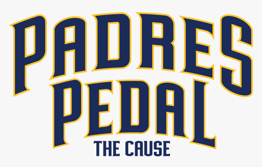 Padres Pedal The Cause Logo Type - Padres Pedal The Cause Logo, HD Png Download, Free Download