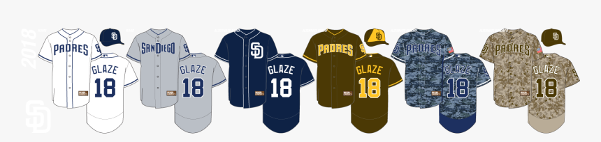 San Diego Padres Uniforms 2017, HD Png Download, Free Download