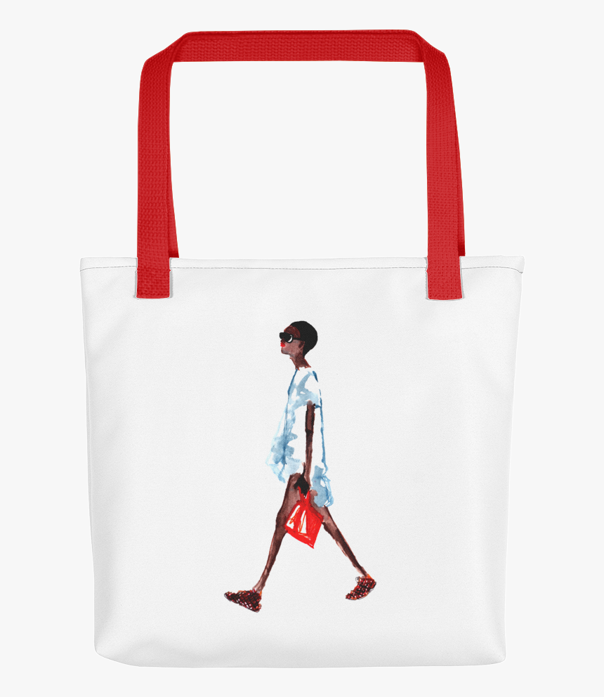 Tote Red Bag Woman 150dpi Mockup Back Red, HD Png Download, Free Download