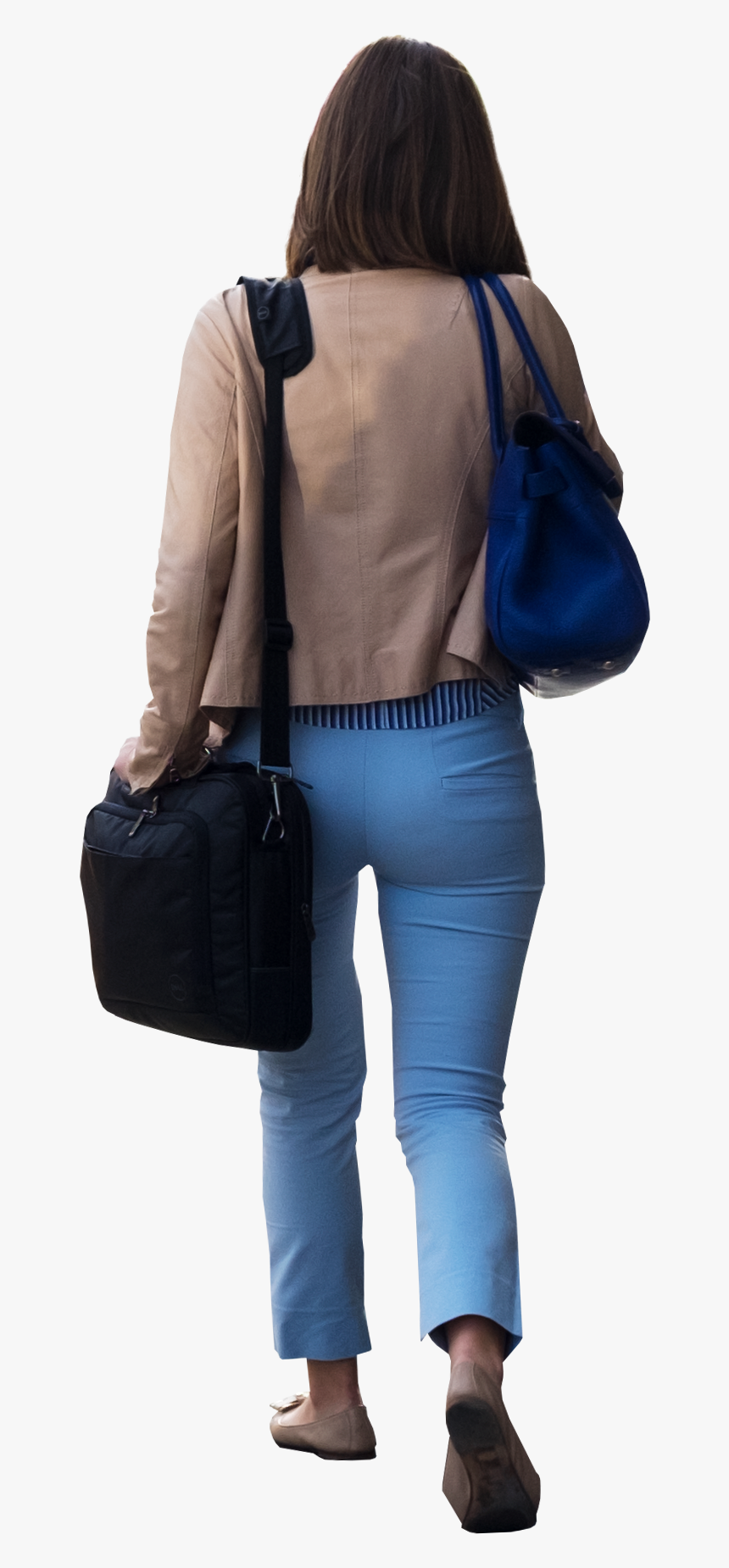 Transparent Woman Back Png - Walking Back Png, Png Download, Free Download