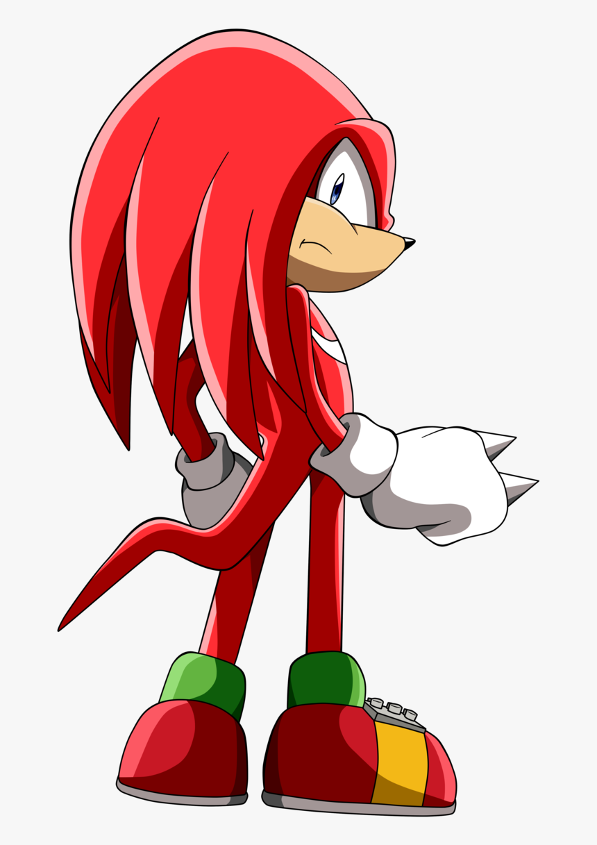 Knuckles The Echidna Anime , Png Download - Sonic X Knuckles Png, Transparent Png, Free Download