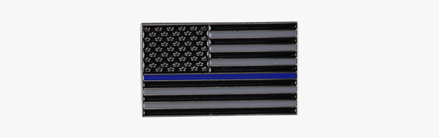 Thin Blue Line Lapel Pin - Flag Of The United States, HD Png Download, Free Download