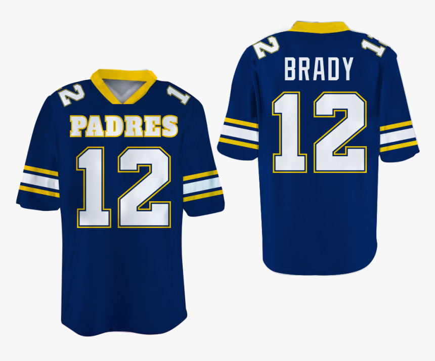 Tom Brady 12 Junipero Serra Padres High School Football - Brady High School Padres Jersey, HD Png Download, Free Download