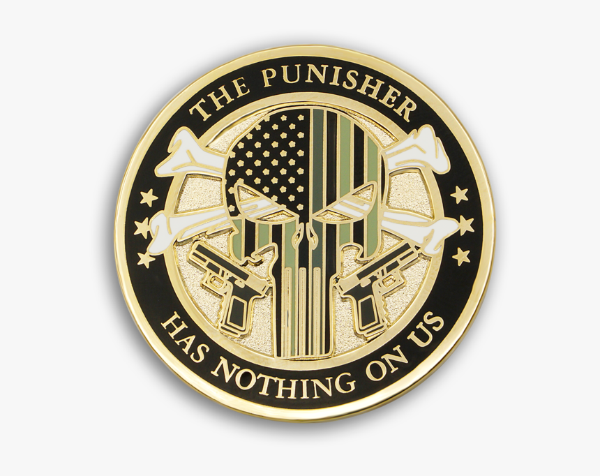 Punisher Challenge Coin, HD Png Download, Free Download