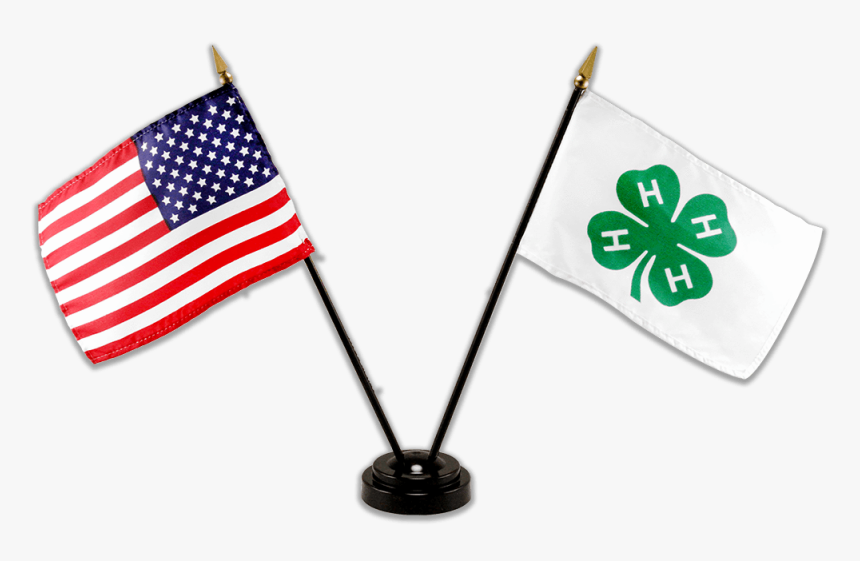 American Flag And 4 H Flag, HD Png Download, Free Download