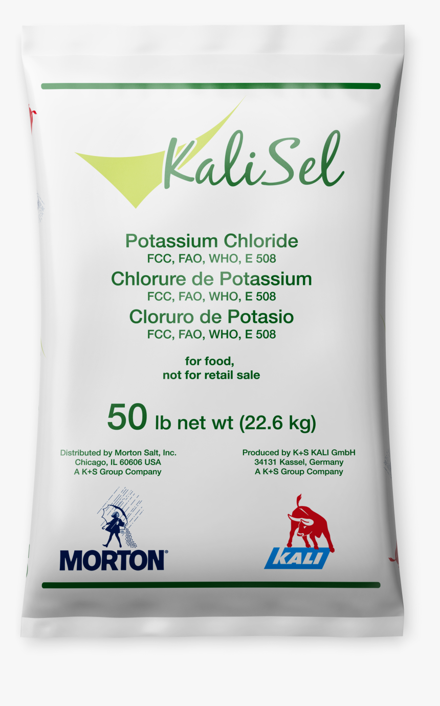Kalisel Potassium Chloride Morton Salt Png Morton Salt - Hair Care, Transparent Png, Free Download