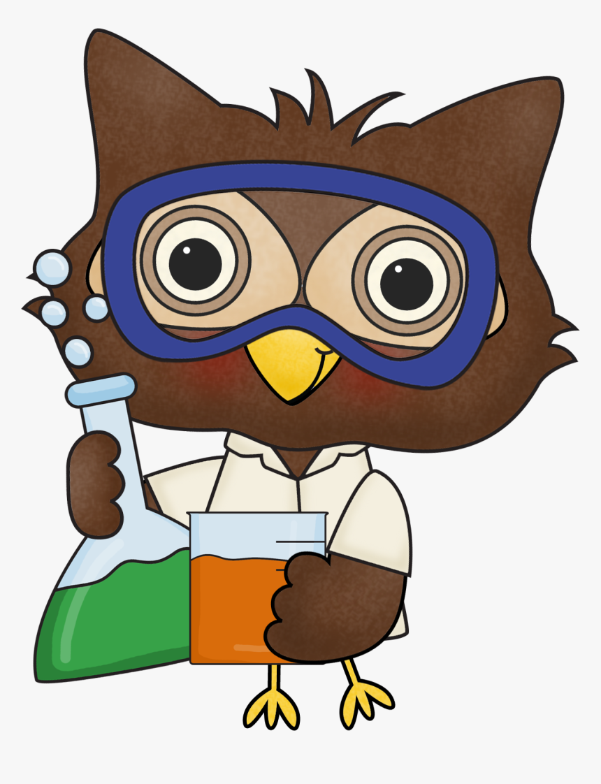 Science Owl Clipart - Owl Scientist Clipart, HD Png Download, Free Download