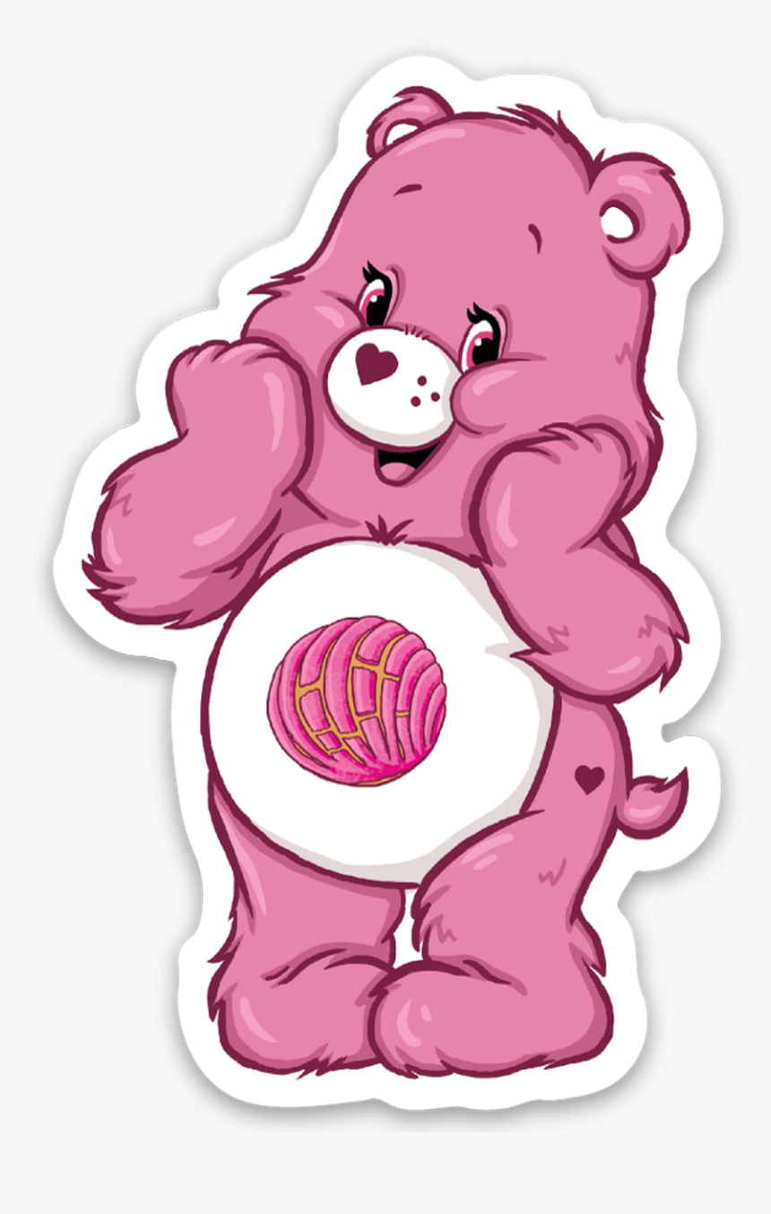 pink power care bear