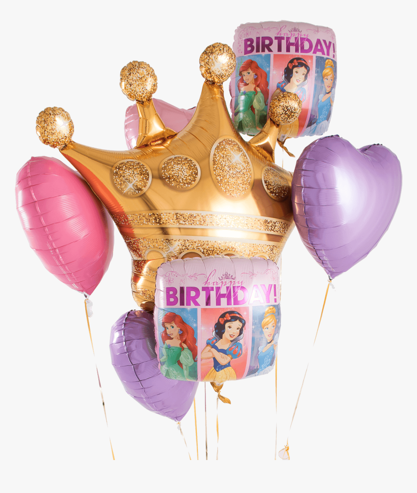 Crown Princess Birthday Bunch - Balloon, HD Png Download, Free Download