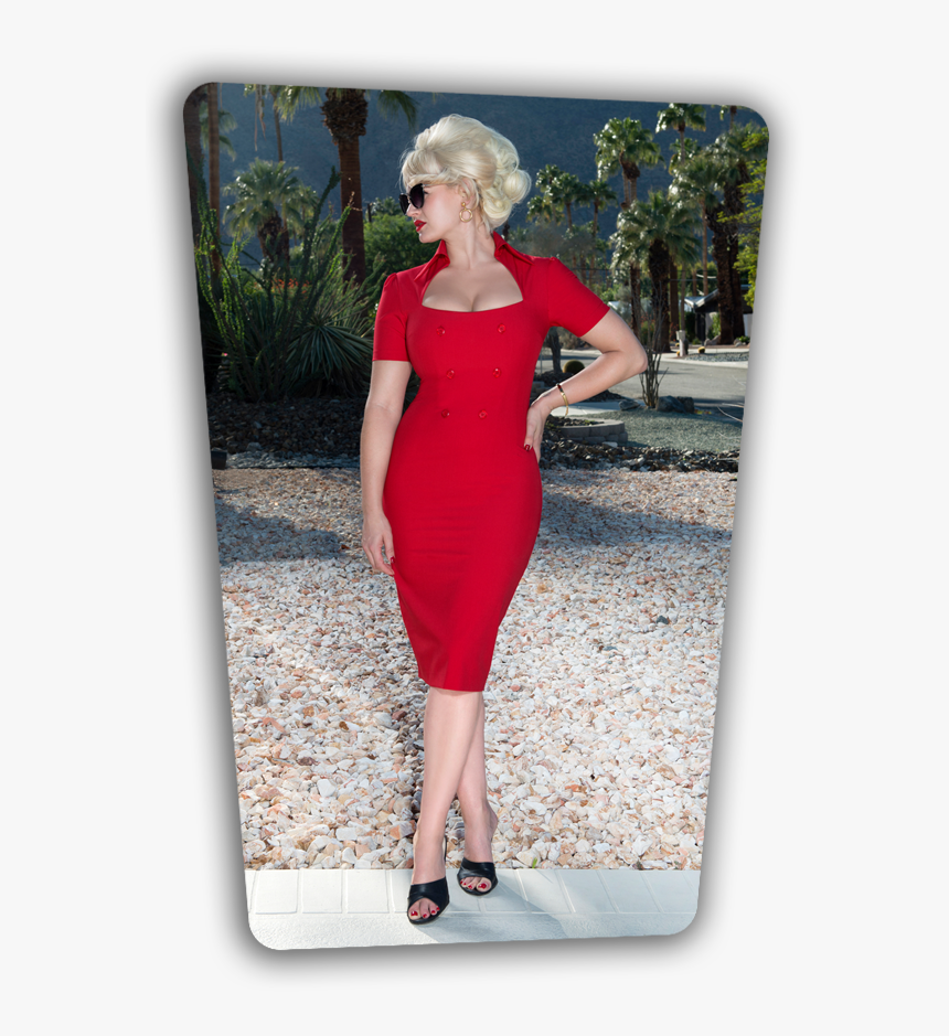 Rita Rae Dress In Red - Girl, HD Png Download, Free Download