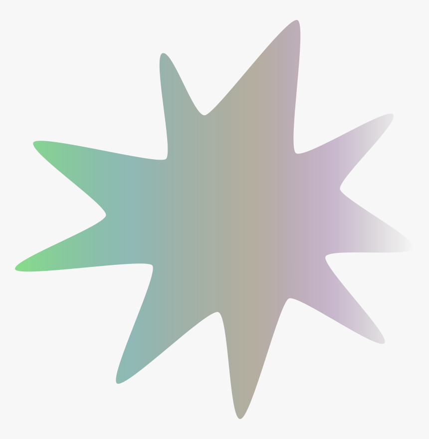 Gradient Coloured Star - Emblem, HD Png Download, Free Download