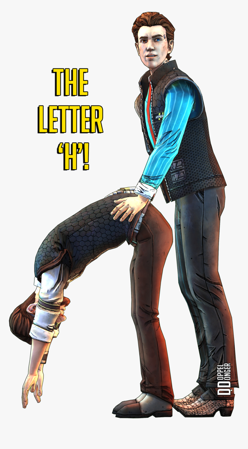 “h Is For Heroic, Handsome Jack Is Grandiose H Is For - Handsome Jack Png, Transparent Png, Free Download