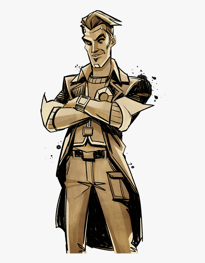 Handsome Jack Borderlands Drawings, HD Png Download, Free Download