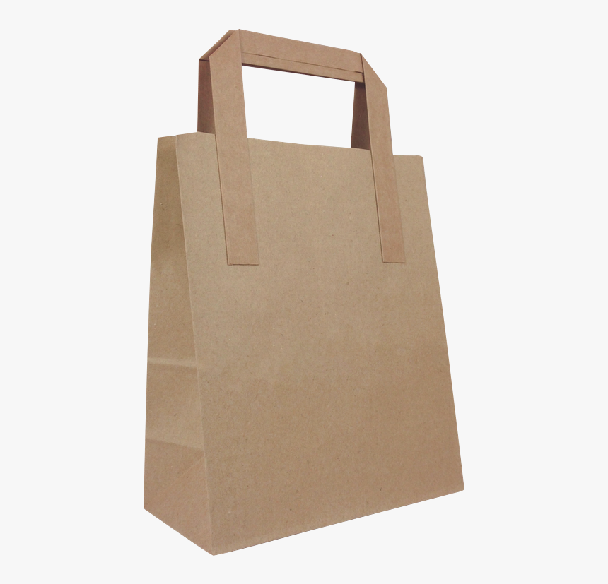 Brown Tape Handle Paper Bags - Tote Bag, HD Png Download, Free Download