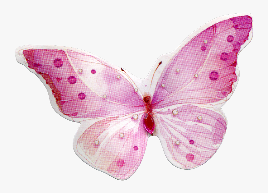 Watercolor Butterfly Png Download - Pink Butterflies Transparent Png, Png Download, Free Download