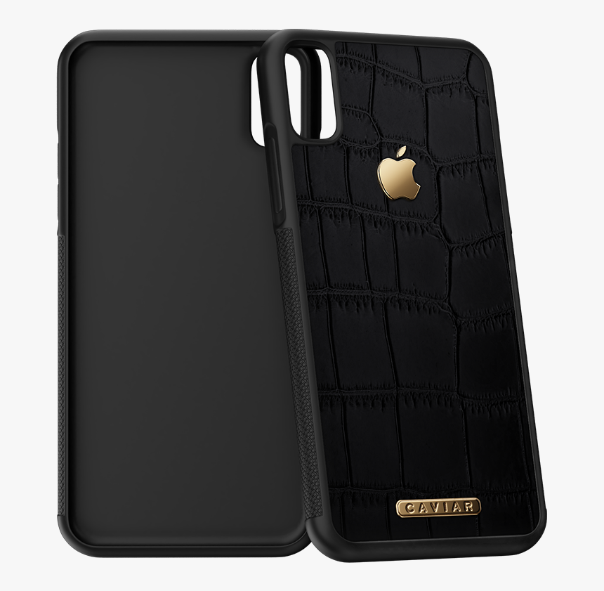 Iphone X Case Classic Alligatore Gold Apple - Iphone Xs Black Gold Case, HD Png Download, Free Download