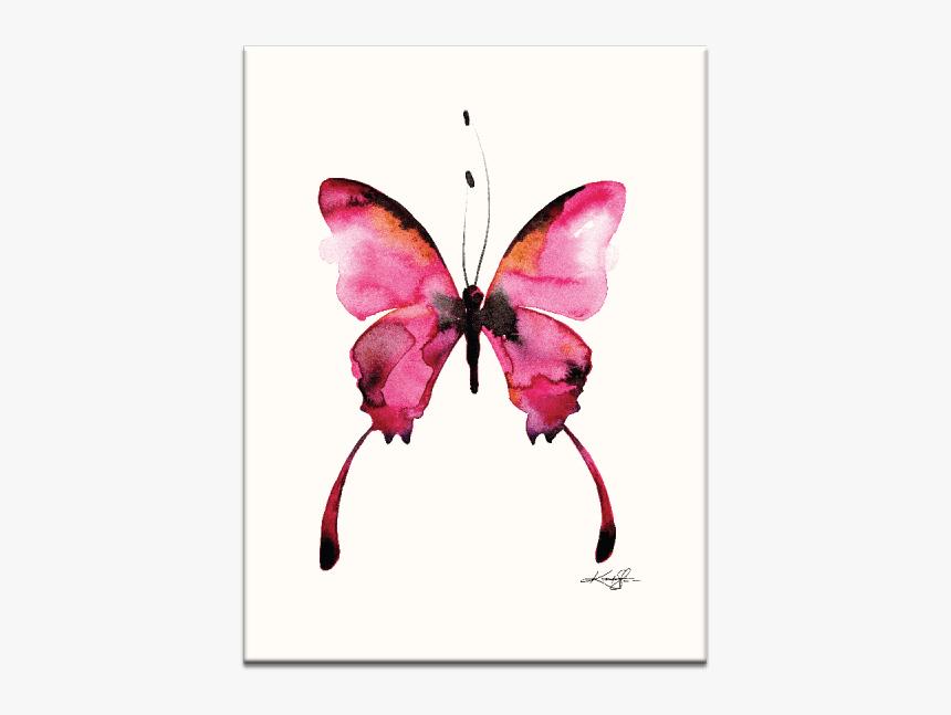 Watercolour Painting Of Butterfly, HD Png Download, Free Download