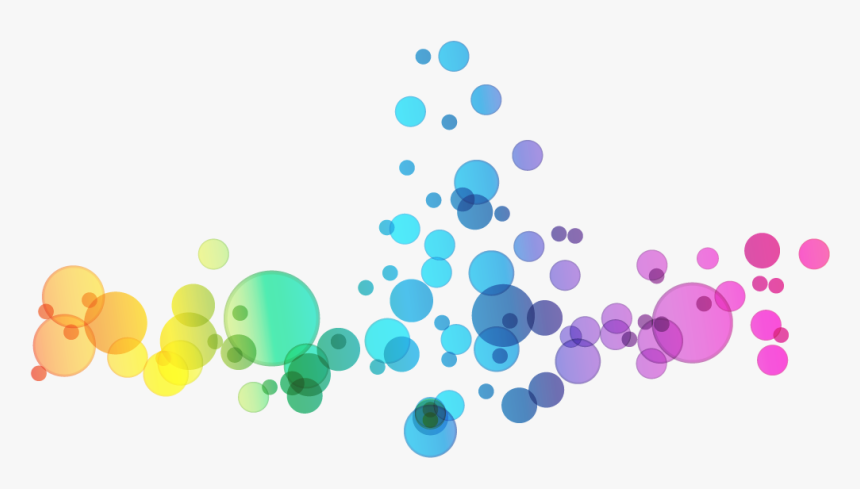 Colourful Bubble Png Vector , Png Download - Urban Silhouette Art, Transparent Png, Free Download