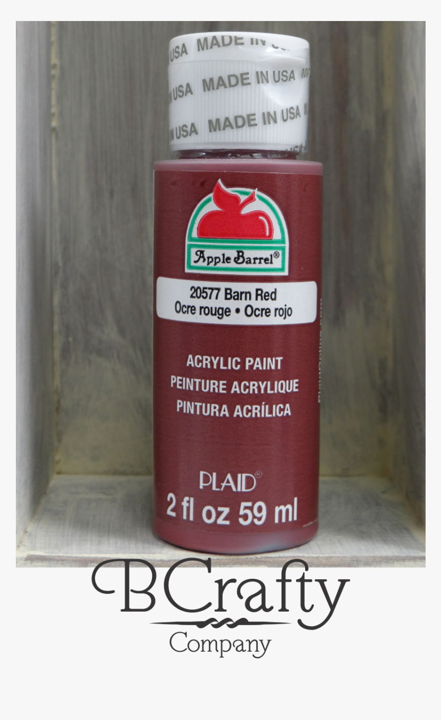 20577 Barn Red Apple Barrel Craft Paint - Cranberry, HD Png Download, Free Download