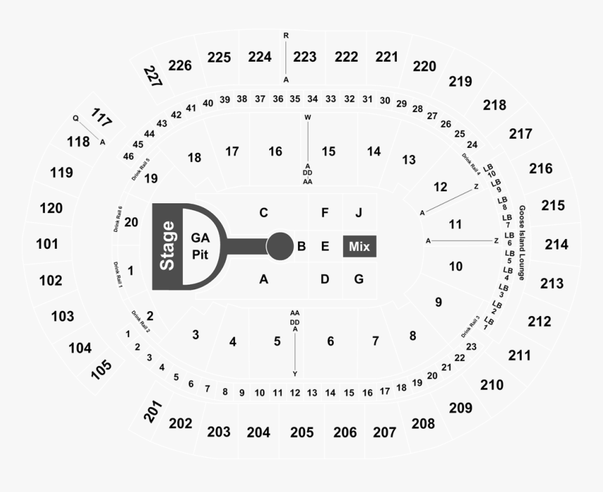 T Mobile Arena Seating Chart For Pbr Finals, HD Png Download, Free Download