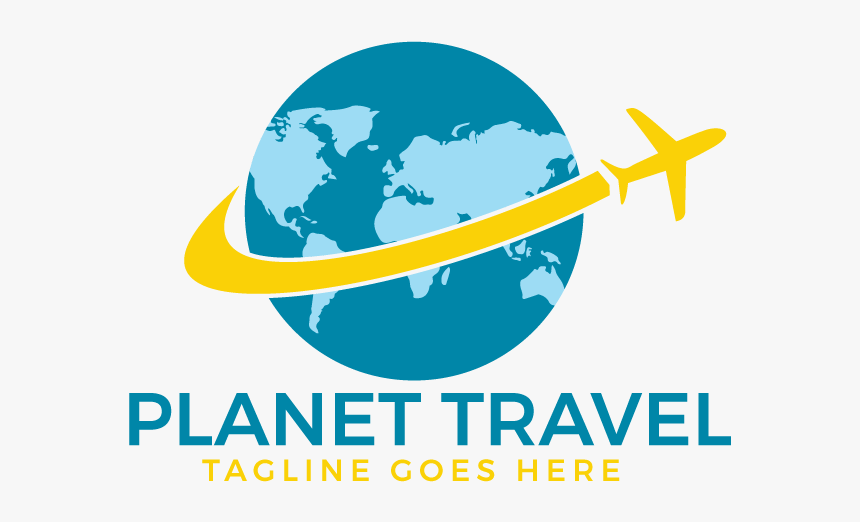 Planet Travel Logo Design - Planet Travel Logo, HD Png Download, Free Download