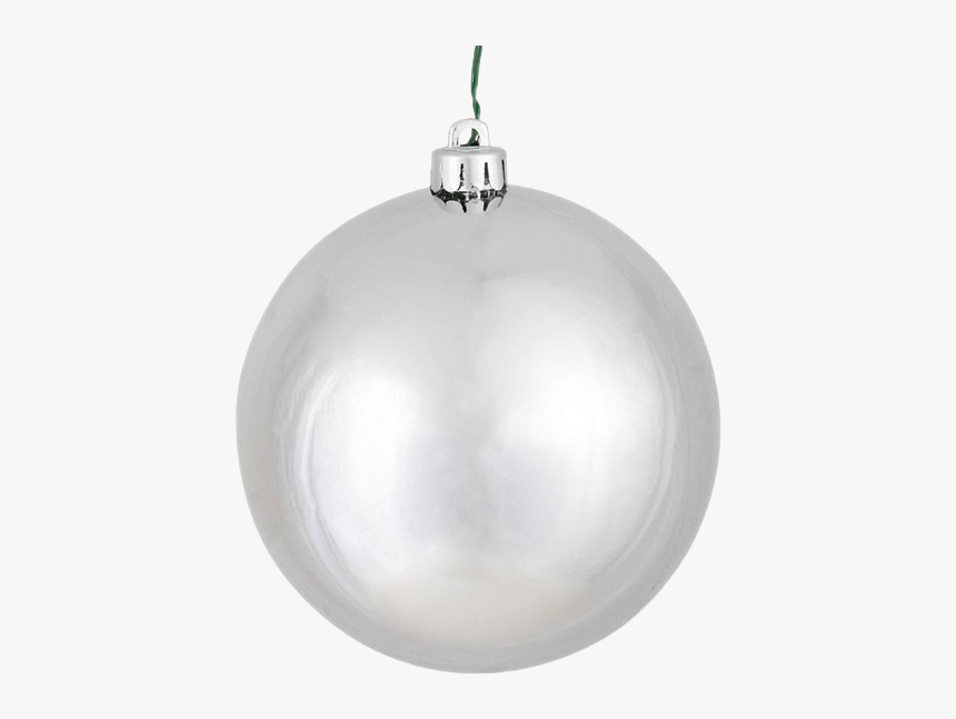 Silver Christmas Ball Png Clipart - Ceiling Fixture, Transparent Png, Free Download