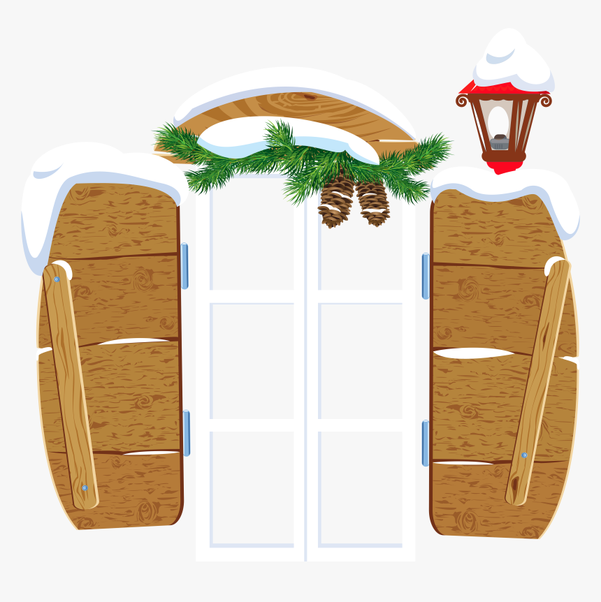 Christmas Window Clip Art - Christmas Window Png, Transparent Png, Free Download