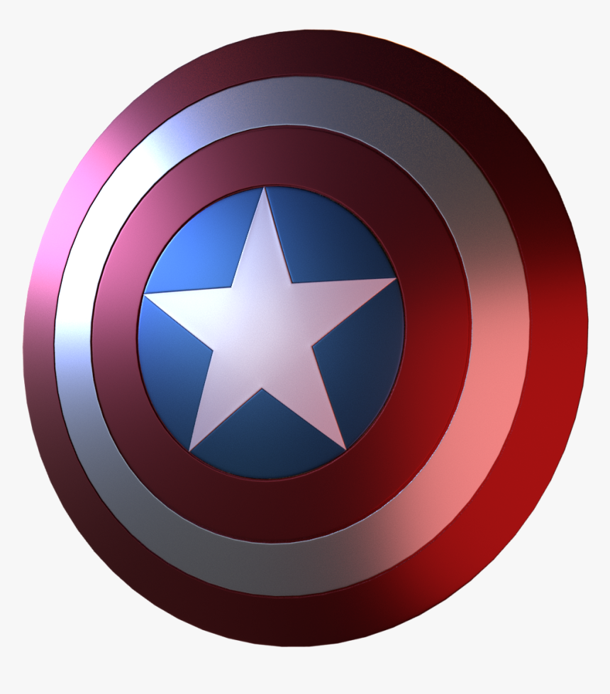 Stickers Rond Captain America, HD Png Download, Free Download