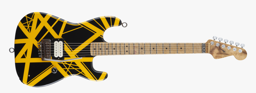 "79 Bumblebee, Birdseye Maple Fingerboard, Black With - Evh Bumblebee, HD Png Download, Free Download