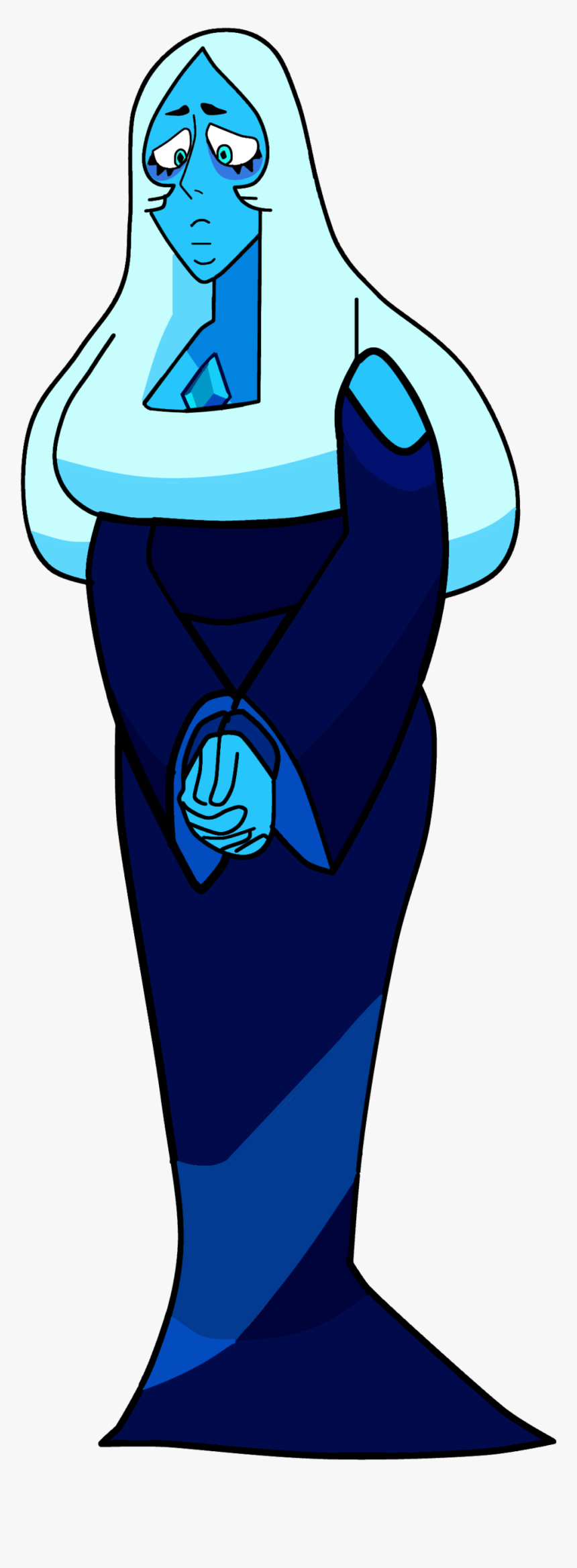 Blue diamond steven universe gem