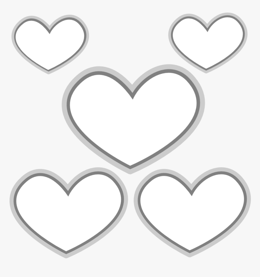 8 Heart Clip Art Black And White, HD Png Download, Free Download