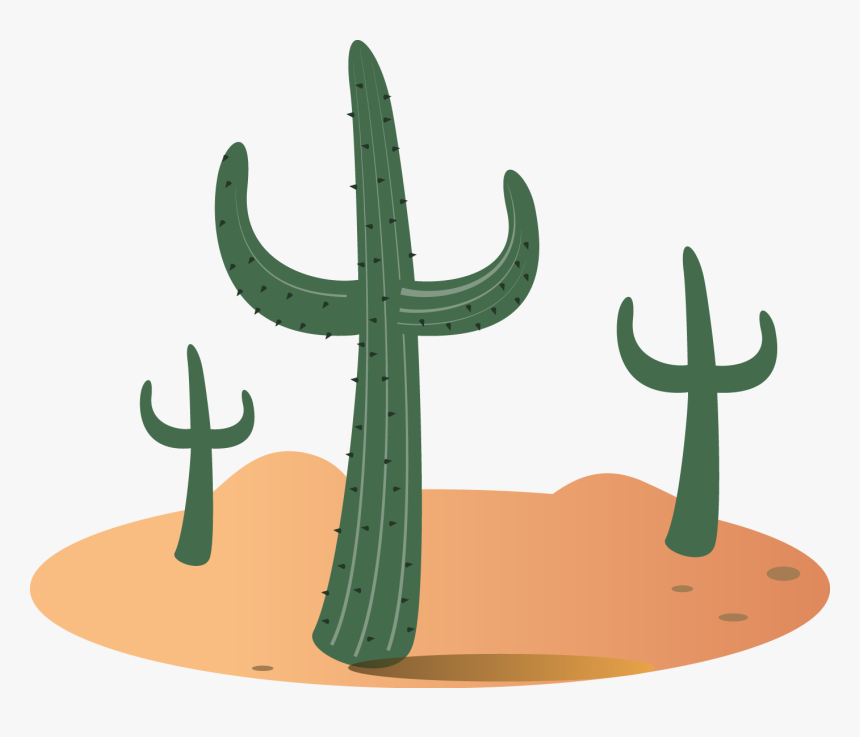 Arizona Vector Cactus - Transparent Desert Plant Clipart, HD Png Download, Free Download