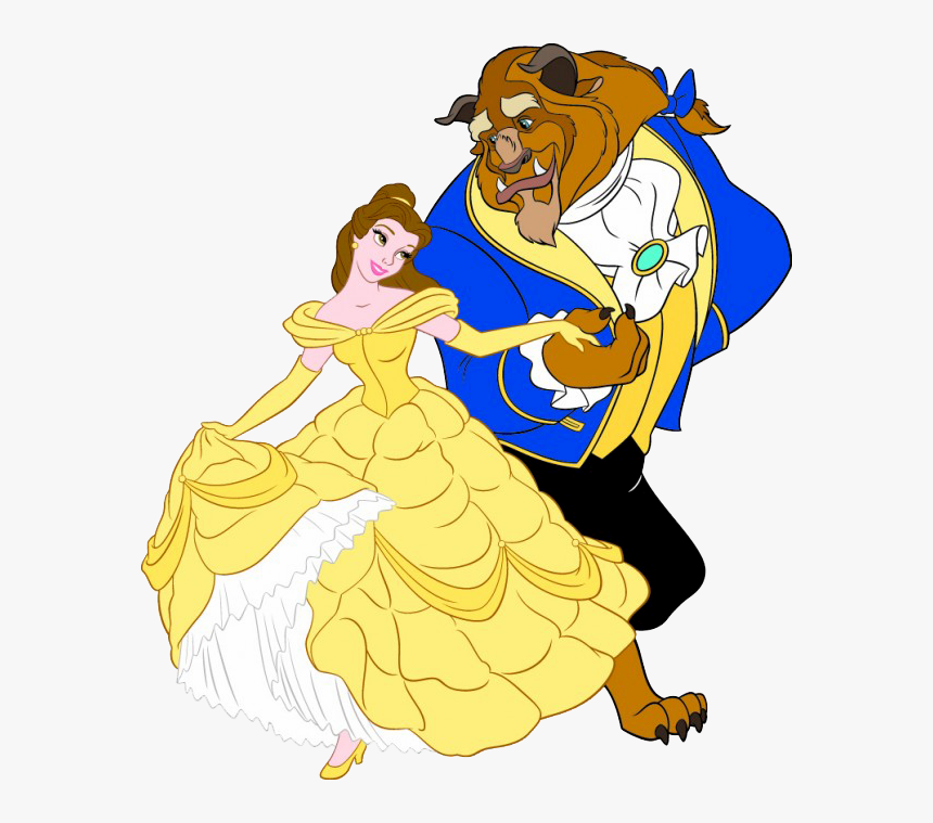 Cartoon Beauty And The Beast, HD Png Download, Free Download