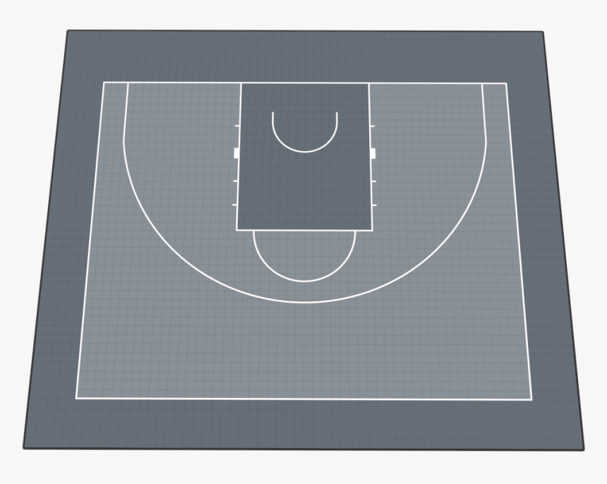 Fiba Basketball Court - Soccer-specific Stadium, HD Png Download, Free Download