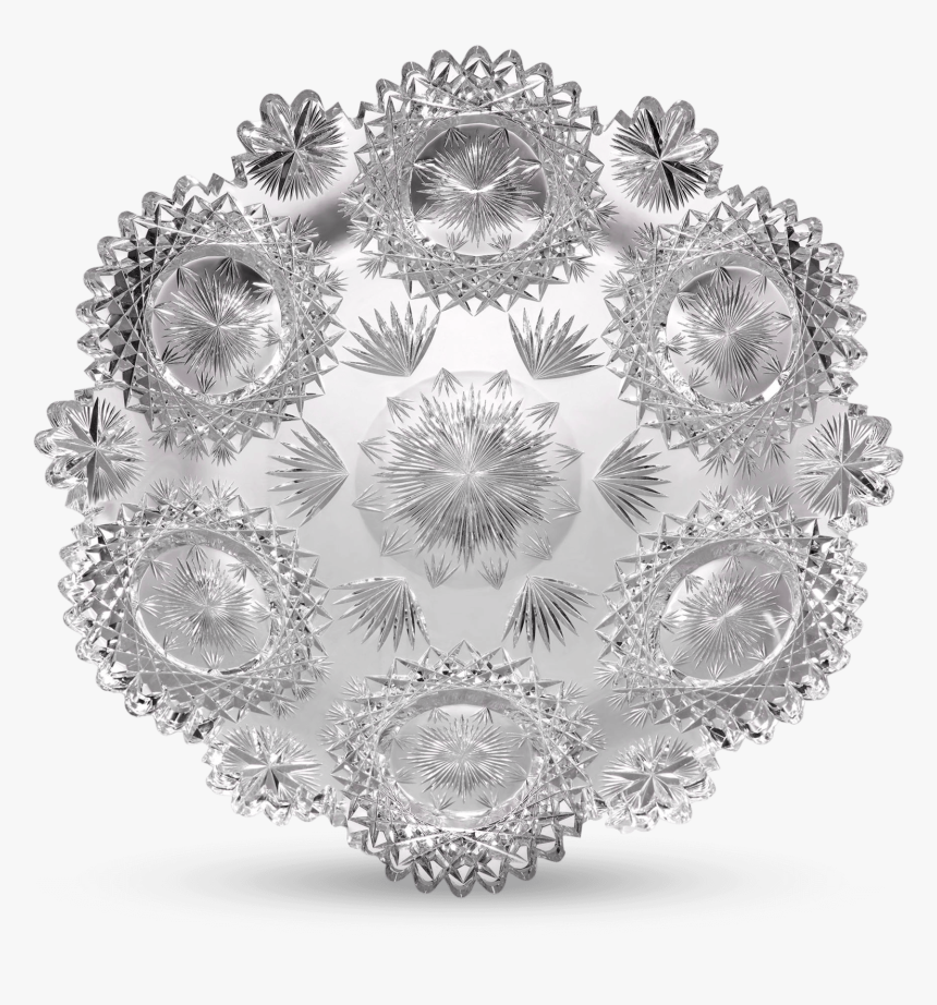 North Star American Brilliant Period Cut Glass Plate - Circle, HD Png Download, Free Download