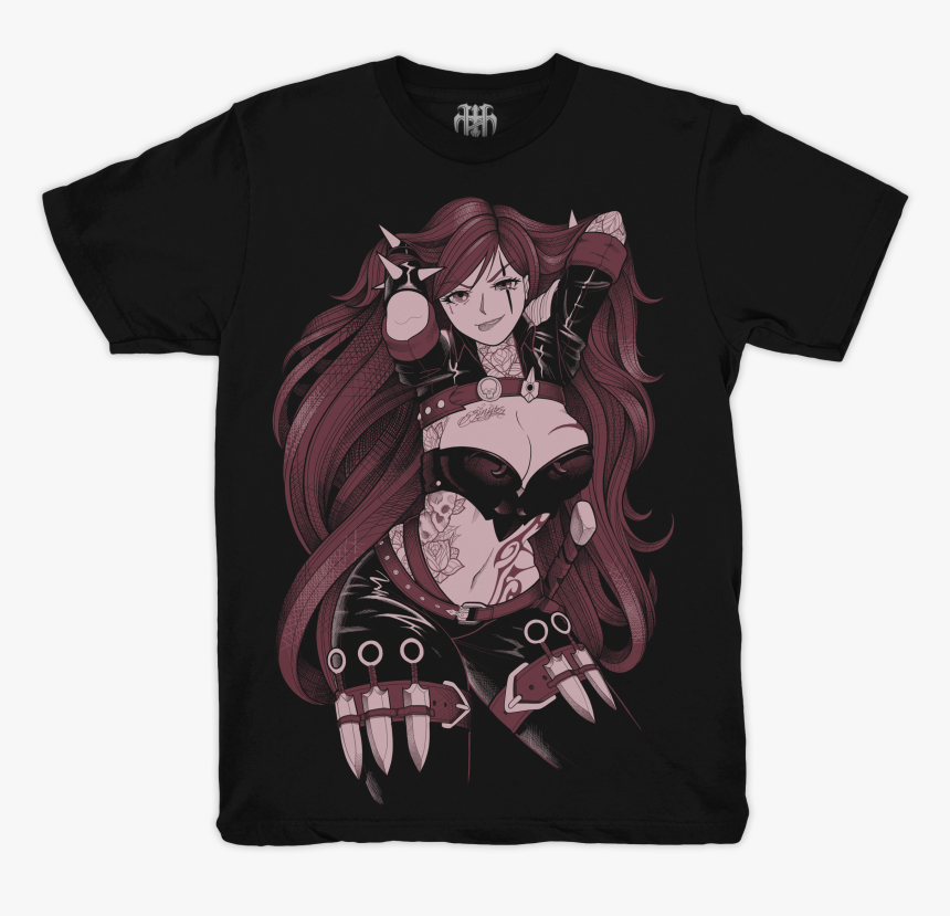 Katarina League Of Legends T-shirt - Cartoon, HD Png Download, Free Download