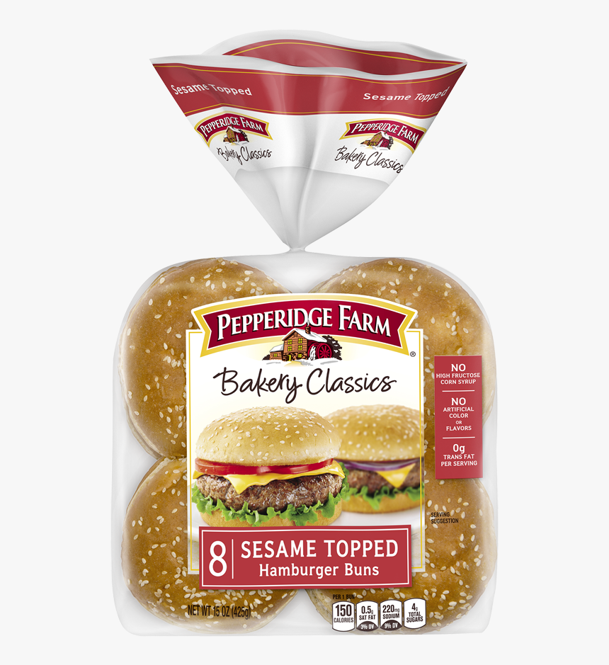 Pepperidge Farm Hamburger Buns - Pepperidge Farm Hot Dog Buns Sweet, HD Png Download, Free Download