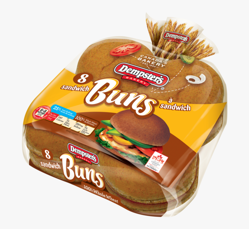 Dempster"s® Original Whole Wheat Hamburger Buns, HD Png Download, Free Download