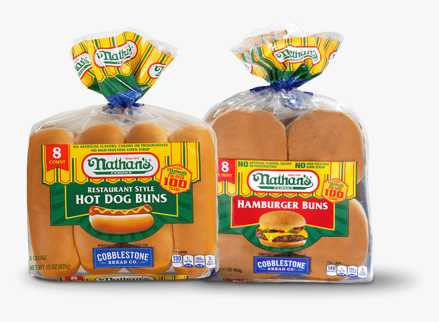 Buns - Nathan Hot Dog Buns, HD Png Download, Free Download