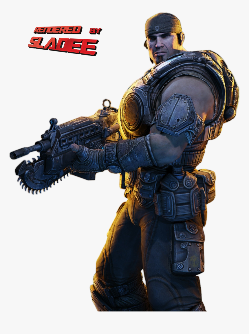 Gears Of War 3 Marcus Fenix Render - Barcelona Estació De França, HD Png Download, Free Download