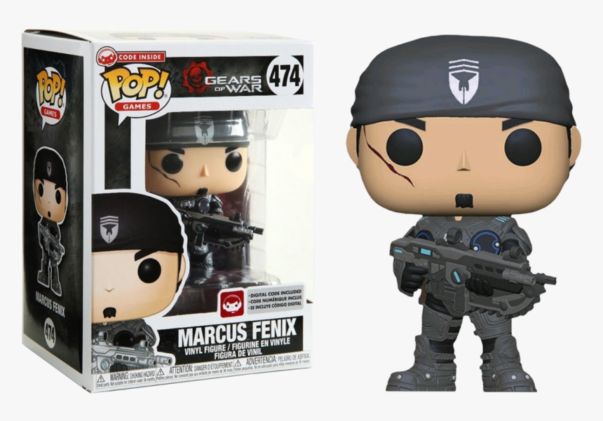 Gears Of War - Marcus Fenix Pop Vinyl, HD Png Download, Free Download