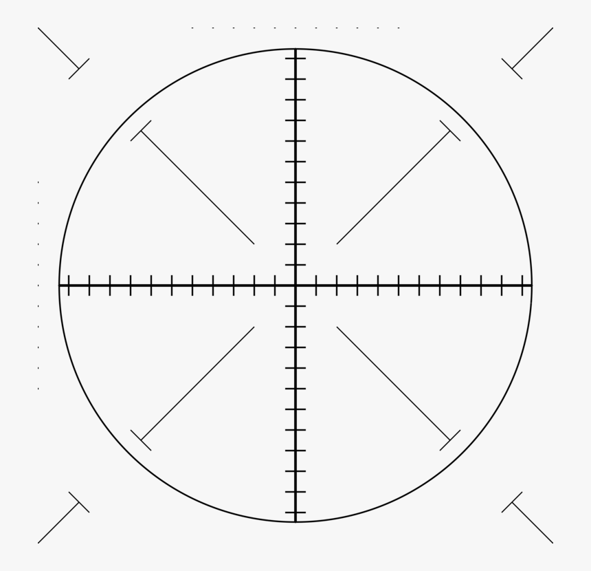 Angle,symmetry,area - Artes 5 30x56 Absehen, HD Png Download, Free Download