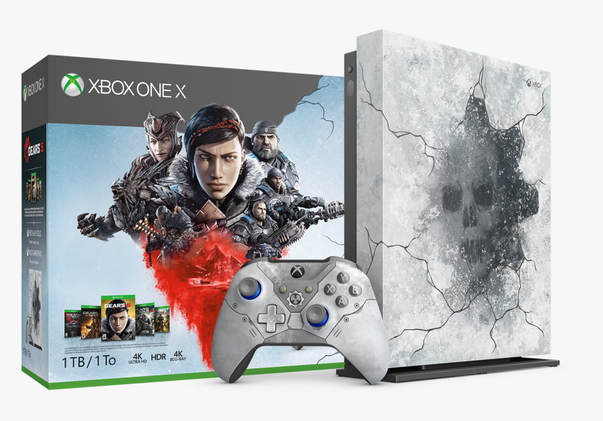 No Caption Provided - Gears 5 Xbox One X Console, HD Png Download, Free Download
